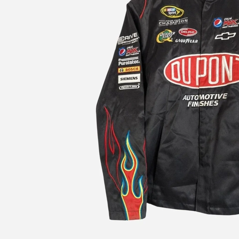 Chase Authentics Jeff Gordon 24 DuPont NASCAR Flame Racing Jacket XL